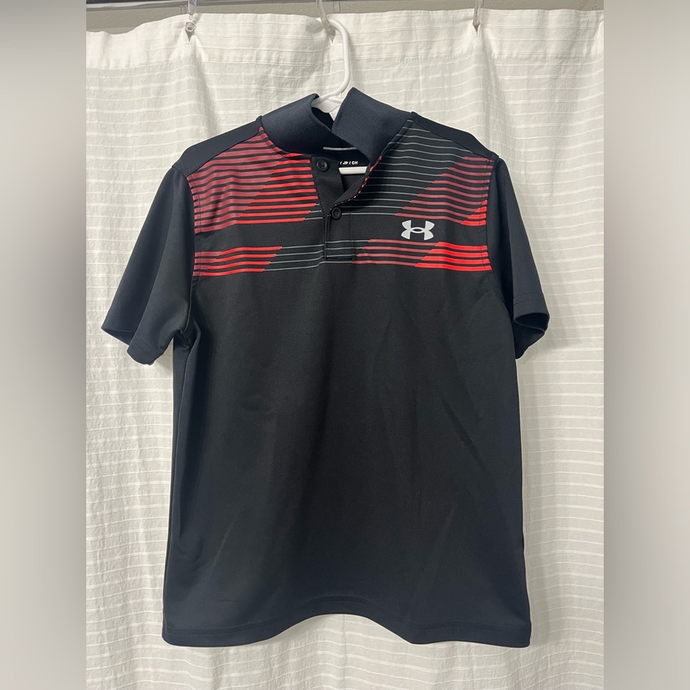 Under Armour Boys Golf Polo - Small - Used